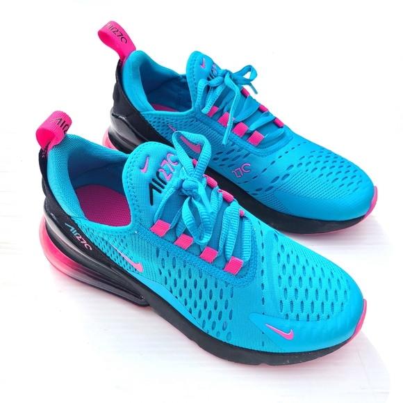 air max 270 mens blue and pink